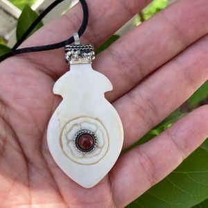 Wicca moon goddess necklace